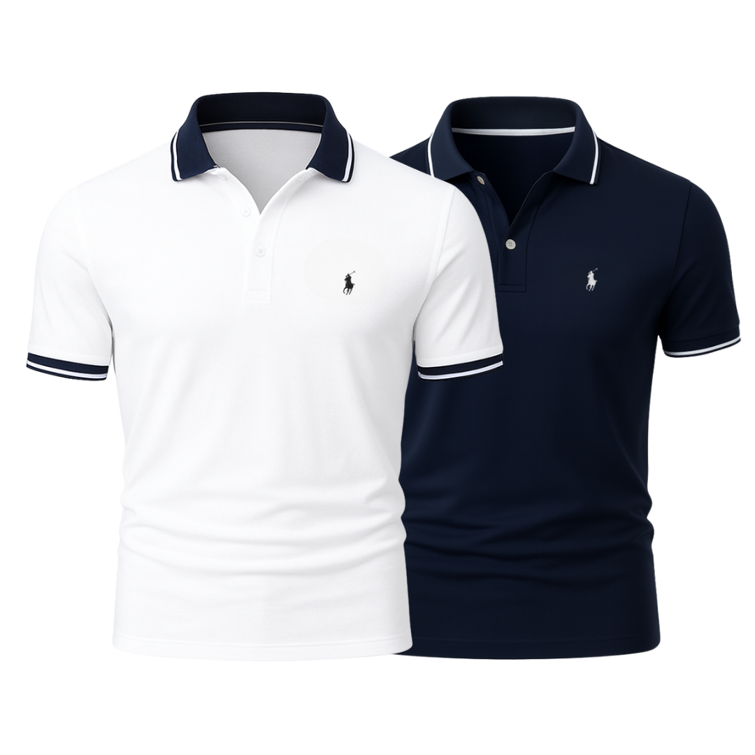(KAUFE 1, ERHALTE 2) - Premiere Polo Shirt Kit – Professional Line by R&L (2-Pack)