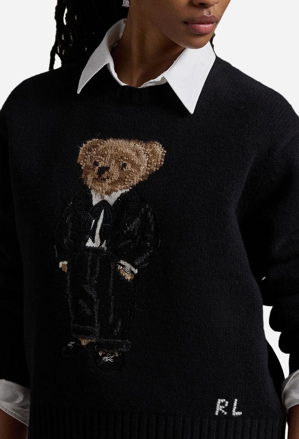 Sweater R&L | Black Polo Bear