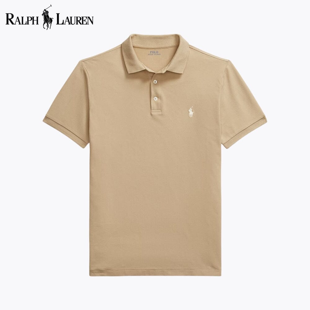 RL Custom Slim Fit Stretch Mesh Polo Shirt
